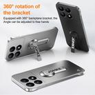 For Redmi K70 Pro Baking Varnish 360 Rotate Holder No Frame PC Phone Case(Silver) - 3