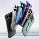For Redmi K70E Baking Varnish 360 Rotate Holder No Frame PC Phone Case(Silver) - 2