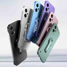 For Redmi Note 12T Pro Baking Varnish 360 Rotate Holder No Frame PC Phone Case(Pink) - 2