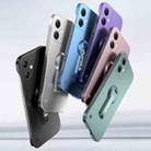 For Redmi Note 13 Baking Varnish 360 Rotate Holder No Frame PC Phone Case(Silver) - 2