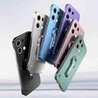 For Redmi Note 13 Pro Baking Varnish 360 Rotate Holder No Frame PC Phone Case(Black) - 2