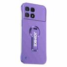 For Redmi K70 Ultra Baking Varnish 360 Rotate Holder No Frame PC Phone Case(Purple) - 1