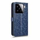 For Xiaomi 15 Pro Honeycomb Dot Texture Leather Phone Case(Blue) - 3