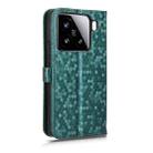 For Xiaomi 15 Honeycomb Dot Texture Leather Phone Case(Green) - 3