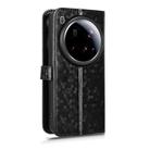 For Xiaomi 15 Ultra Honeycomb Dot Texture Leather Phone Case(Black) - 3