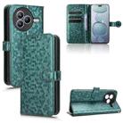 For Xiaomi Civi 5 Pro 5G Honeycomb Dot Texture Leather Phone Case(Green) - 1