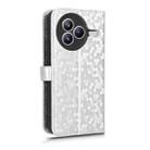 For Xiaomi Civi 5 Pro 5G Honeycomb Dot Texture Leather Phone Case(Silver) - 3