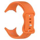 For Google Pixel Watch 3 45mm Official Silicone Watch Band(Orange) - 3