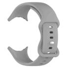 For Google Pixel Watch 3 45mm Official Silicone Watch Band(Grey) - 3