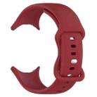 For Google Pixel Watch 3 45mm Official Silicone Watch Band(Red) - 3