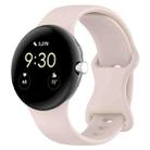 For Google Pixel Watch 3 45mm Official Silicone Watch Band(Pink) - 1