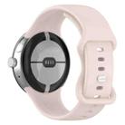 For Google Pixel Watch 3 45mm Official Silicone Watch Band(Pink) - 2