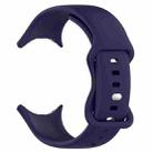 For Google Pixel Watch 3 45mm Official Silicone Watch Band(Dark Blue) - 3