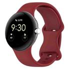 For Google Pixel Watch 3 41mm Official Silicone Watch Band(Red) - 1