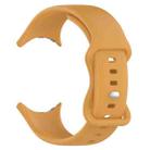 For Google Pixel Watch 3 41mm Official Silicone Watch Band(Yellow) - 3