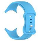 For Google Pixel Watch 3 41mm Official Silicone Watch Band(Sky Blue) - 3