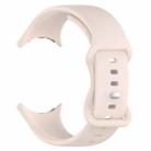 For Google Pixel Watch 3 41mm Official Silicone Watch Band(Pink) - 3