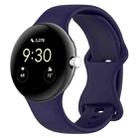 For Google Pixel Watch 3 41mm Official Silicone Watch Band(Dark Blue) - 1