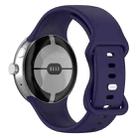 For Google Pixel Watch 3 41mm Official Silicone Watch Band(Dark Blue) - 2