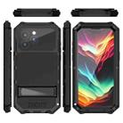 For iPhone 15 Pro Max R-JUST Life Waterproof Dustproof Shockproof Holder Phone Case(Black) - 2