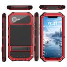 For iPhone 16e R-JUST Life Waterproof Dustproof Shockproof Holder Phone Case(Red) - 2