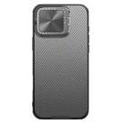 For iPhone 16 Pro Max NILLKIN CamShield Prop Translucent PC Phone Case(Black) - 1