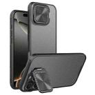 For iPhone 16 Pro Max NILLKIN CamShield Prop Translucent PC Phone Case(Black) - 4