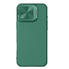 For iPhone 16 Pro Max NILLKIN Black Mirror Prop CD Texture Mirror Phone Case(Green) - 1