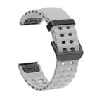 For Garmin 26mm Ocean Quick Release Silicone Watch Band(Grey) - 2