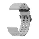 For Garmin 26mm Ocean Quick Release Silicone Watch Band(Grey) - 3