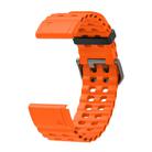 For Garmin 26mm Ocean Quick Release Silicone Watch Band(Orange) - 3