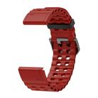 For Garmin 26mm Ocean Quick Release Silicone Watch Band(Wine Red) - 3