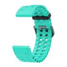 For Garmin 26mm Ocean Quick Release Silicone Watch Band(Teal Green) - 3