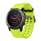 For Garmin 26mm Ocean Quick Release Silicone Watch Band(Grass Green) - 1