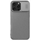 For iPhone 16 Pro Max NILLKIN CamShield Pro PC Phone Case(Grey) - 1