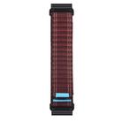 For Garmin 26mm Nylon Loop Hook And Loop Fastener Quick Release Watch Band(Wine Red) - 1