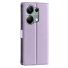 For Redmi Note 13 Pro 4G Global Voltage Ultra-thin Dot Leather Phone Case(Purple) - 3