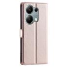 For Redmi Note 13 Pro 4G Global Voltage Ultra-thin Dot Leather Phone Case(Rose Gold) - 3