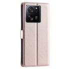 For Redmi K60 Ultra Voltage Ultra-thin Dot Leather Phone Case(Rose Gold) - 3