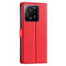 For Redmi K60 Ultra Voltage Ultra-thin Dot Leather Phone Case(Red) - 3