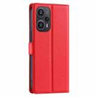 For Redmi Note 12 Turbo 5G Voltage Ultra-thin Dot Leather Phone Case(Red) - 3