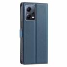 For Redmi Note 12 5G Global Voltage Ultra-thin Dot Leather Phone Case(Blue) - 3