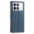For Redmi K70E Voltage Ultra-thin Dot Leather Phone Case(Blue) - 3