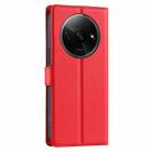 For Redmi A3 4G Global Voltage Ultra-thin Dot Leather Phone Case(Red) - 3