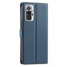 For Redmi Note 10 Pro 4G Global Voltage Ultra-thin Dot Leather Phone Case(Blue) - 3