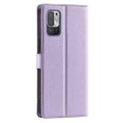 For Redmi Note 10 5G / 10T 5G Voltage Ultra-thin Dot Leather Phone Case(Purple) - 3