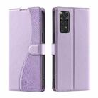 For Redmi Note 11S 4G / 11 4G Global Voltage Ultra-thin Dot Leather Phone Case(Purple) - 1