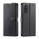 For Redmi Note 11S 4G / 11 4G Global Voltage Ultra-thin Dot Leather Phone Case(Black) - 1