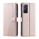 For Redmi Note 12 Pro 4G / 11 Pro 5G Global Voltage Ultra-thin Dot Leather Phone Case(Rose Gold) - 1