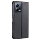 For Redmi Note 12 Pro 5G Global Voltage Ultra-thin Dot Leather Phone Case(Black) - 3